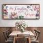 Familias Siempre - Floater Framed Canvas Print
