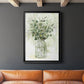 Delicate Greenery II - Modern Framed Canvas Print