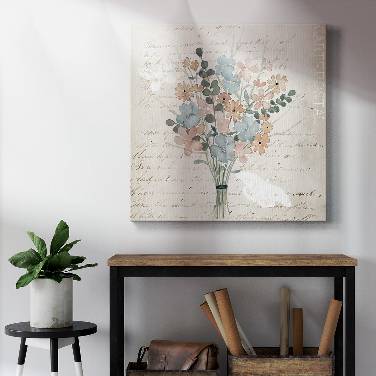 Fleurs Pastel I - Canvas Art Print