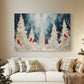 Soft Linen Whisper of Twilight - Canvas Art Print