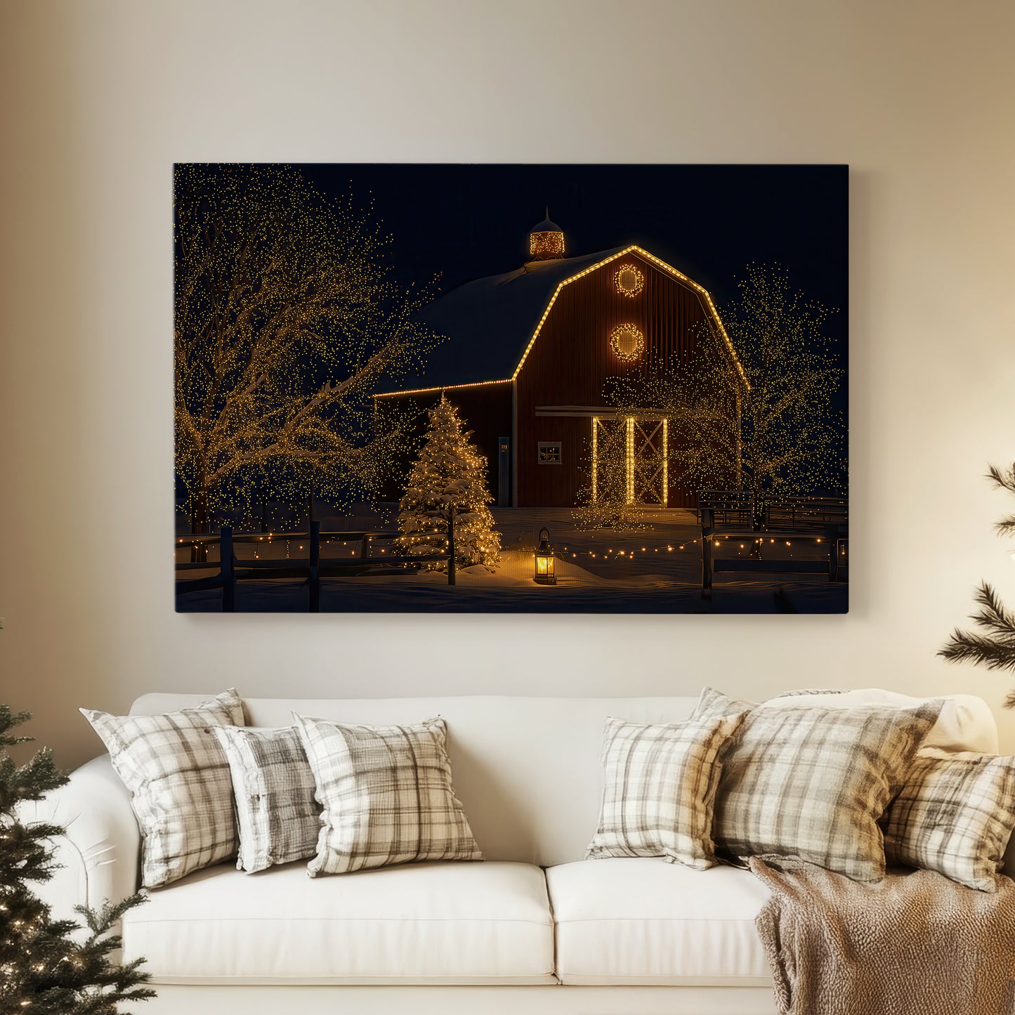 Amber Pines Carol - Canvas Art Print