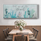 Seahorses and Coral - Floater Framed Canvas Print