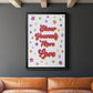 Show Yourself More Love - Modern Framed Canvas Print