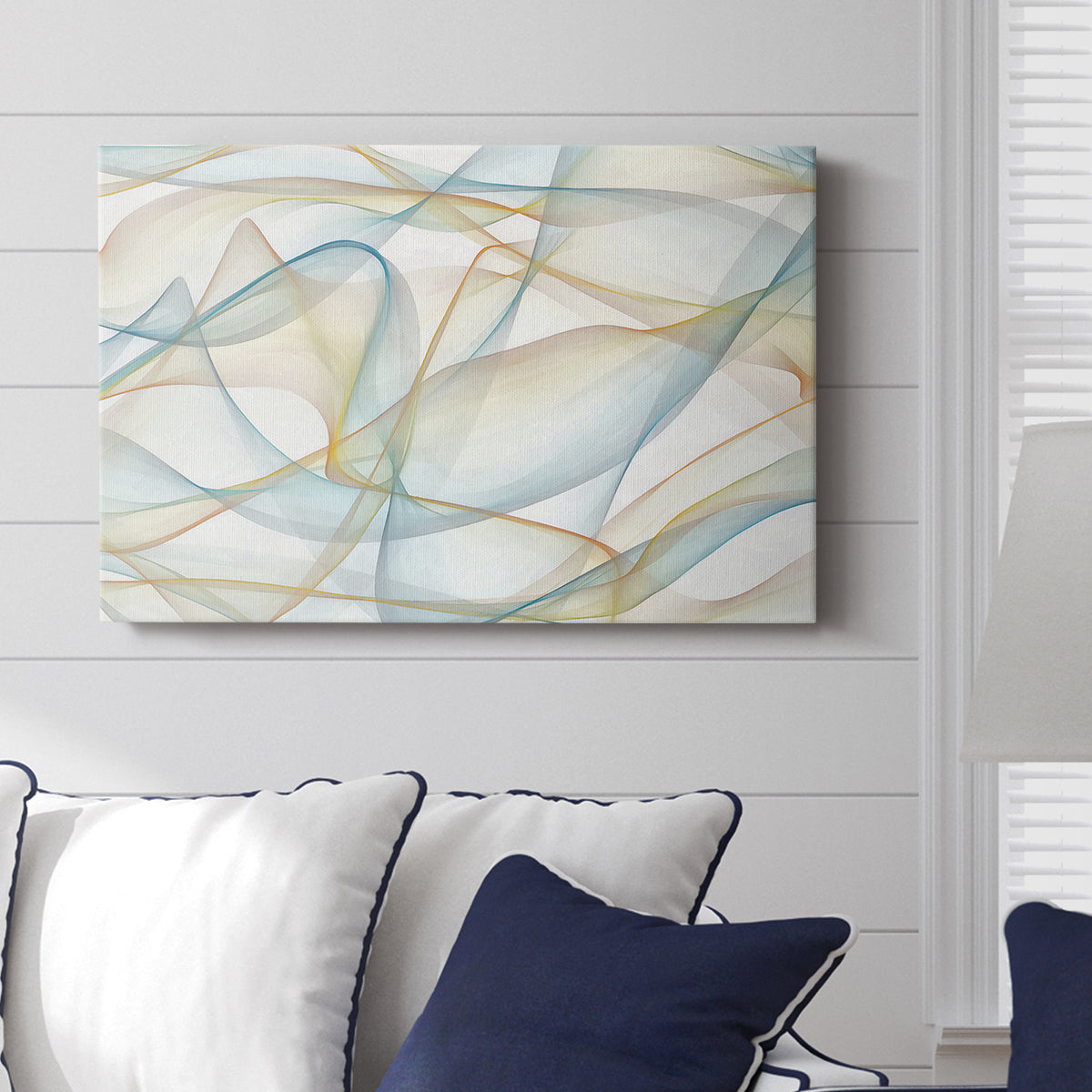 Curves and Waves V - Canvas Art Print