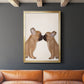 French Kiss Close Up I - Modern Framed Canvas Print