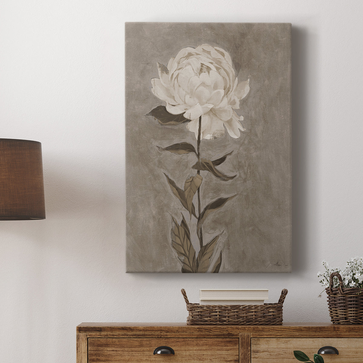Pretty As A Peony I - Canvas Art Print