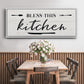 Bless this Kitchen - Floater Framed Canvas Print