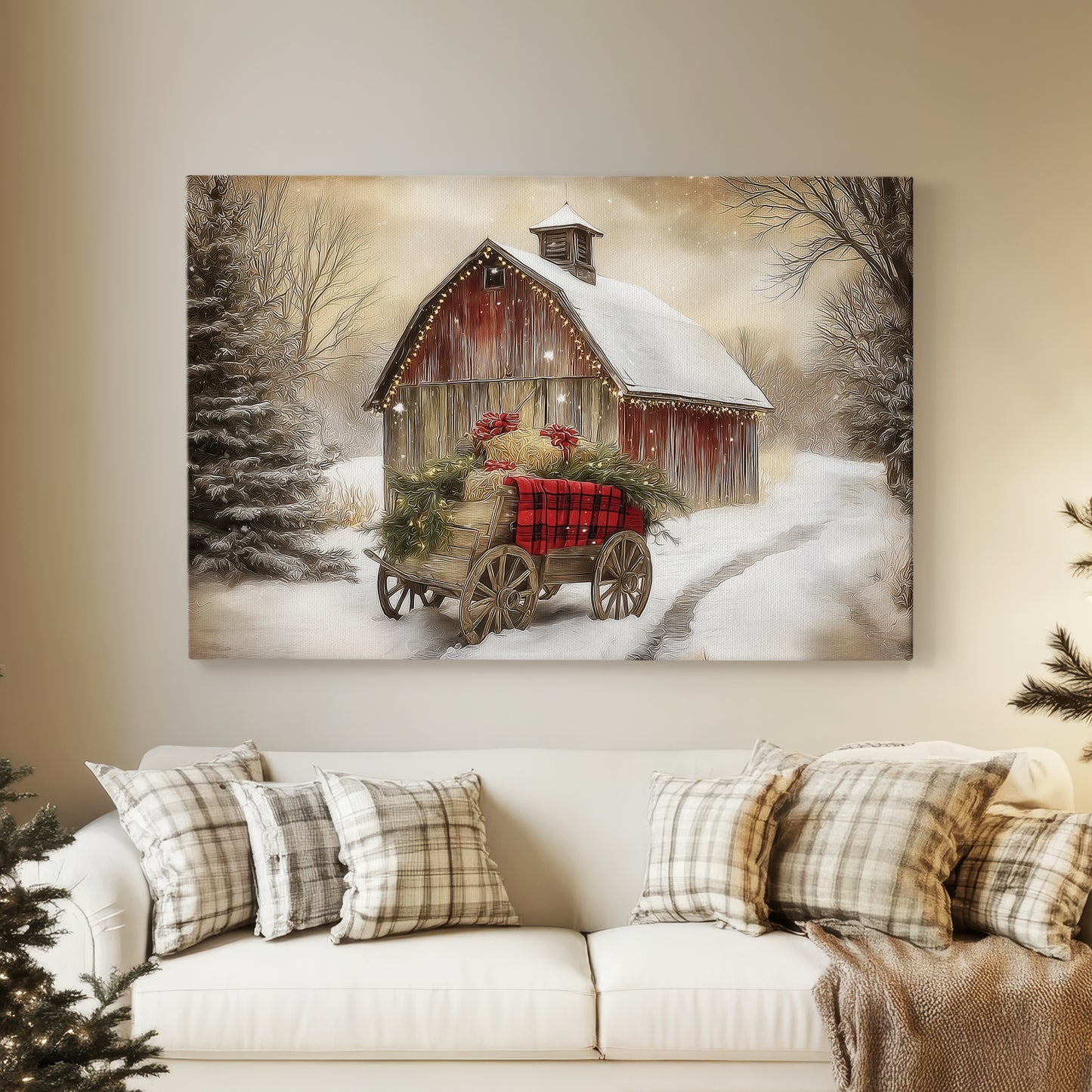 Honeyed Bells at Midnight - Canvas Art Print