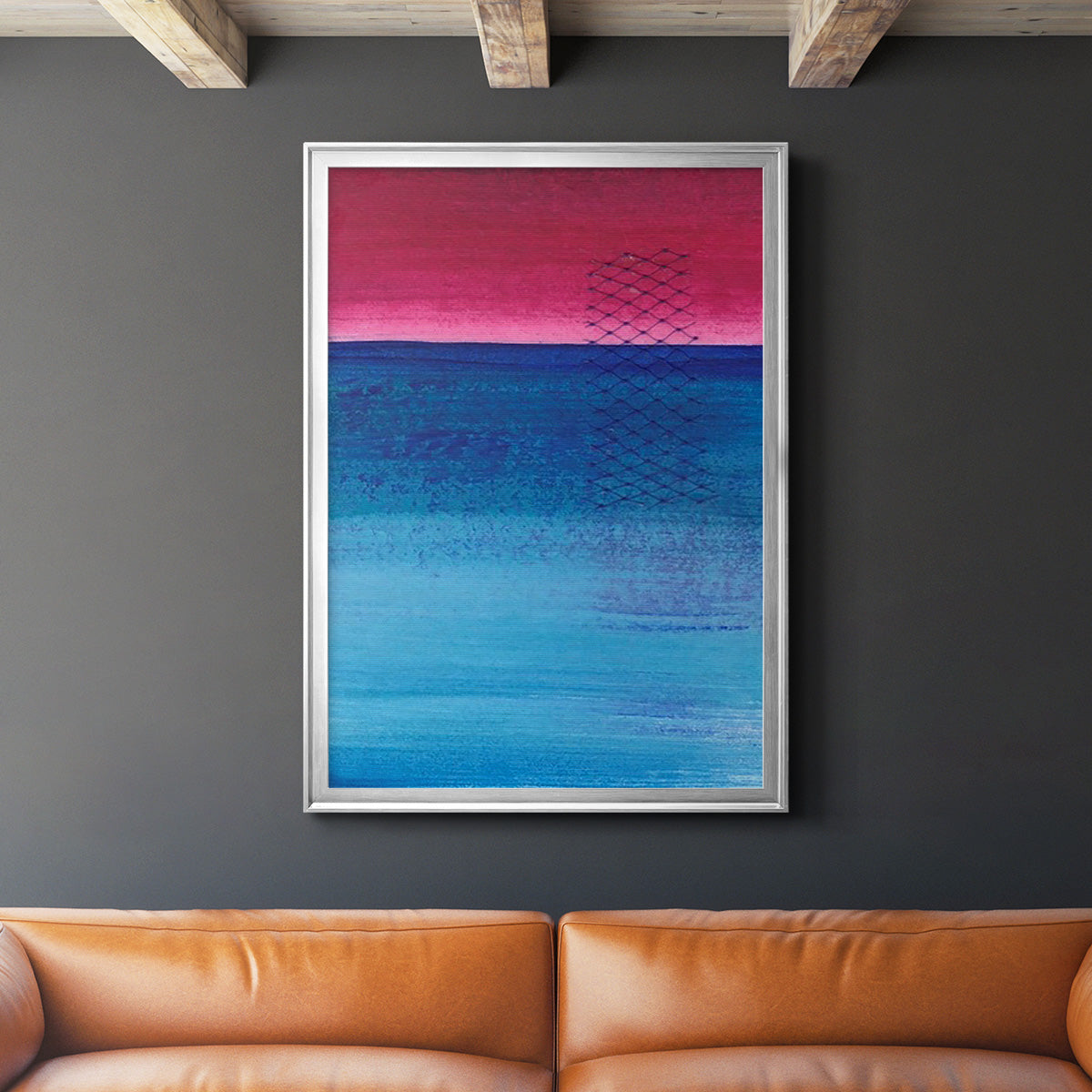 Gently Oppose I - Modern Framed Canvas Print