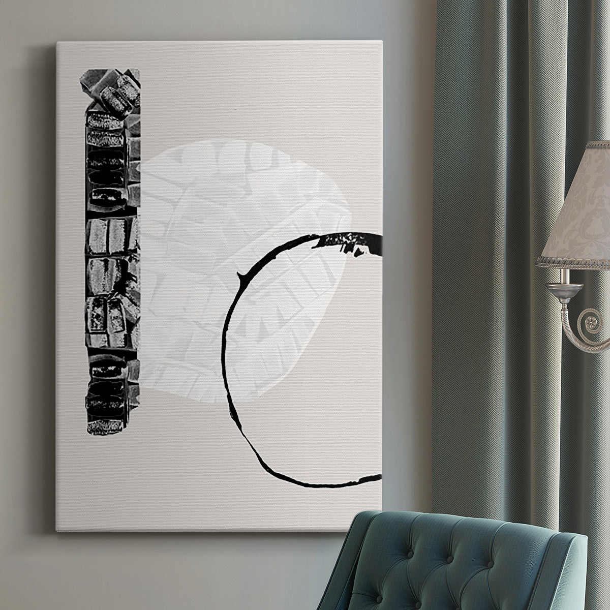 Zen Shapes I Premium Gallery Wrapped Canvas - Ready to Hang