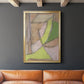 Many Layers II - Modern Framed Canvas Print
