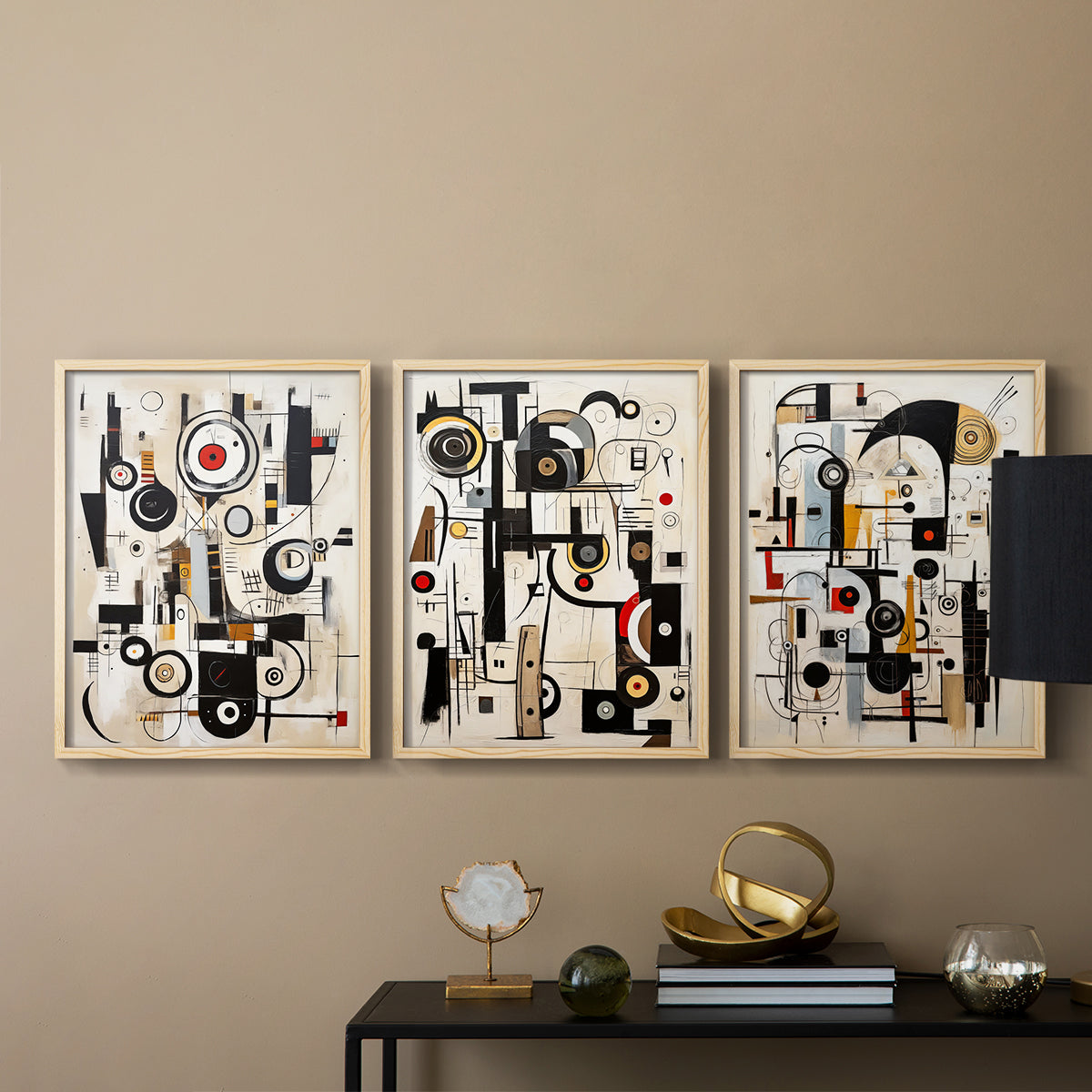 Abstract Series CLXVIII - Restickable Framed Art Set