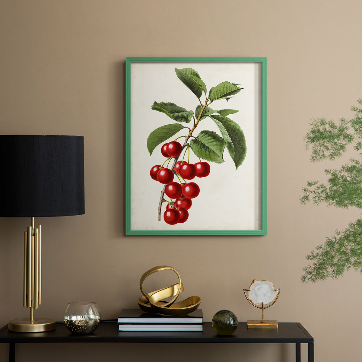 Antique Fruit II - Restickable Framed Art Print