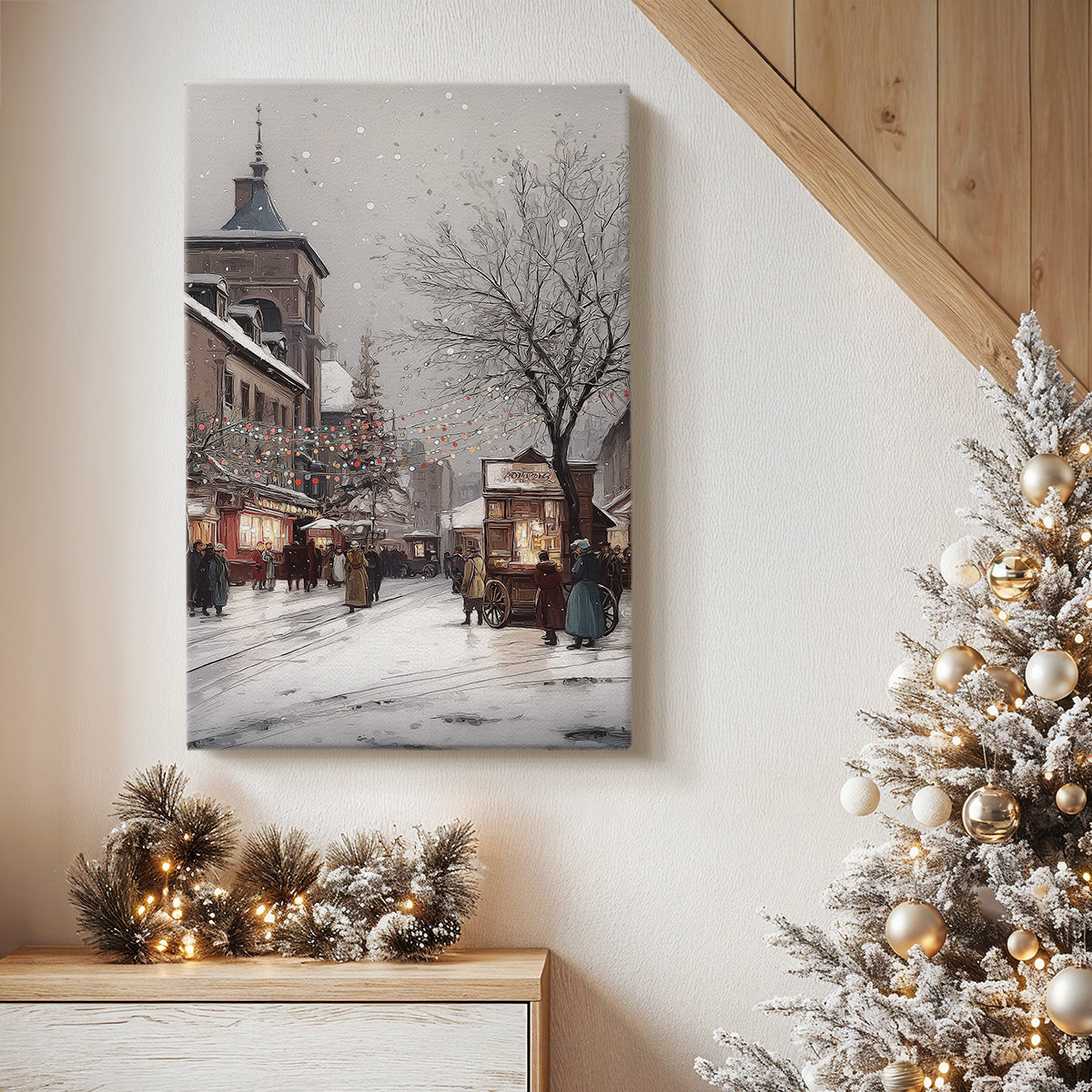 Soft Linen Promise - Canvas Art Print