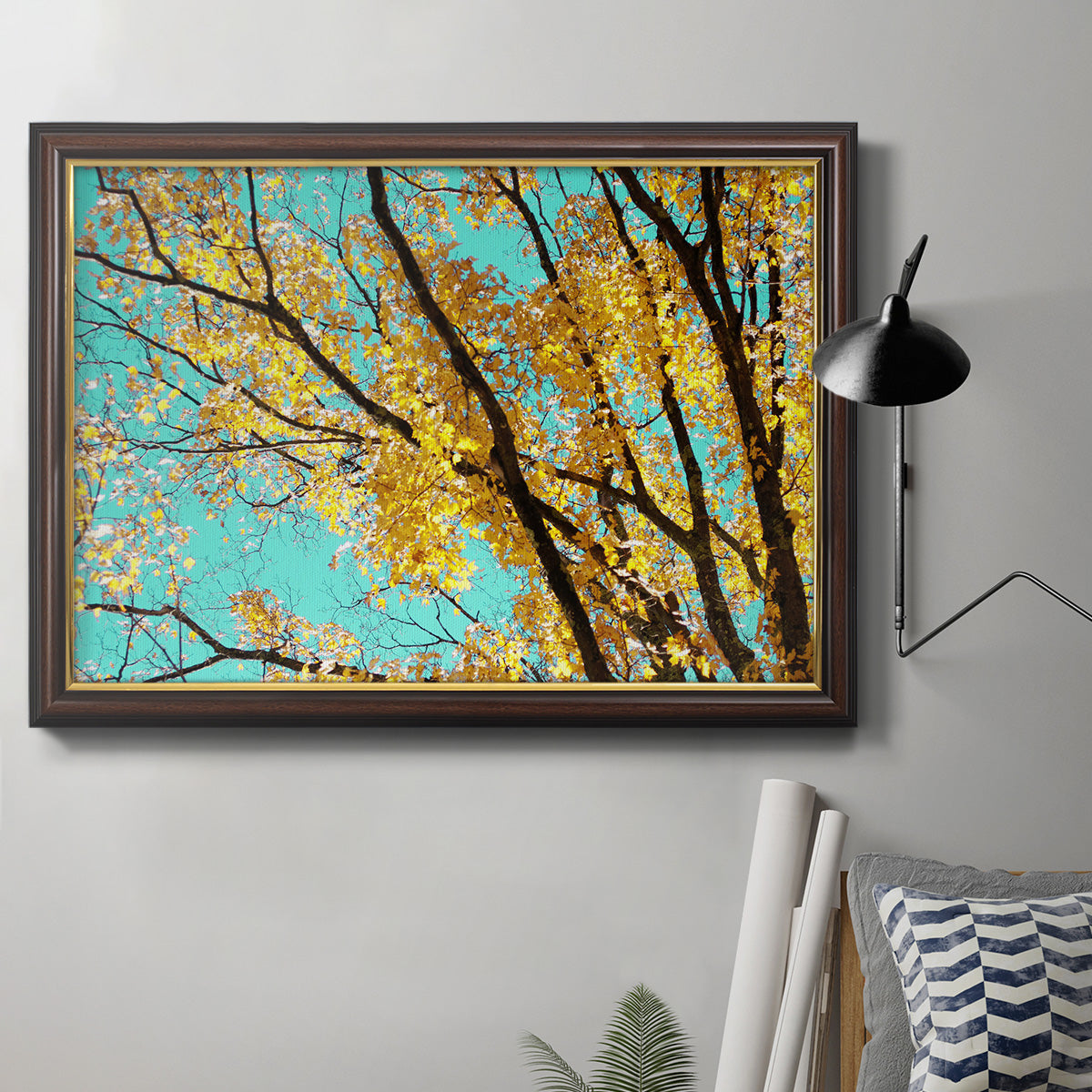 Autumn Tapestry IV Premium Framed Canvas- Ready to Hang