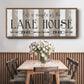 Simple at the Lake House - Floater Framed Canvas Print