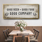 Good Company - Floater Framed Canvas Print