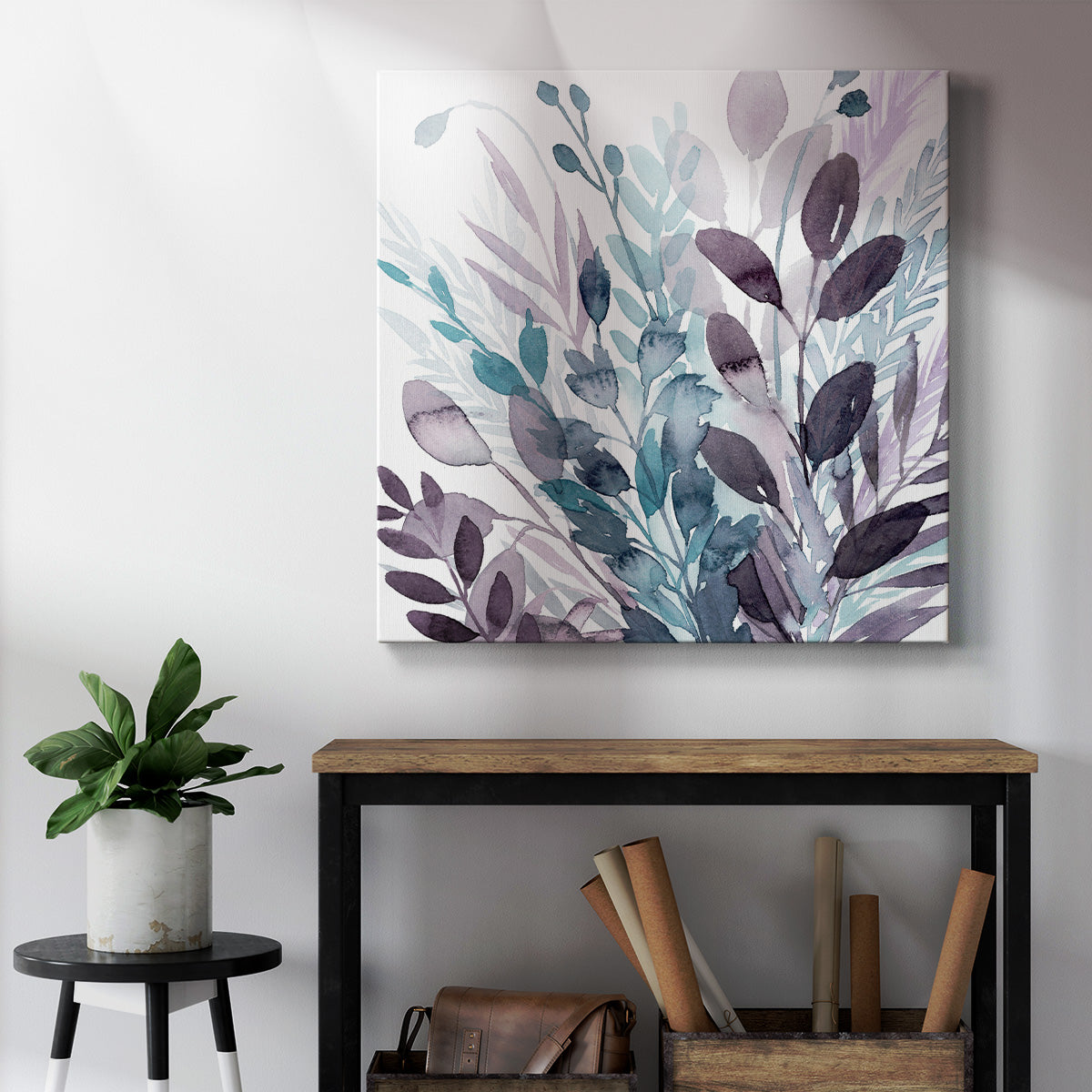 Crystallized Flora II - Canvas Art Print