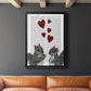 Squirrel Love - Modern Framed Canvas Print