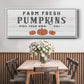 Farm Fresh Pumpkins - Floater Framed Canvas Print