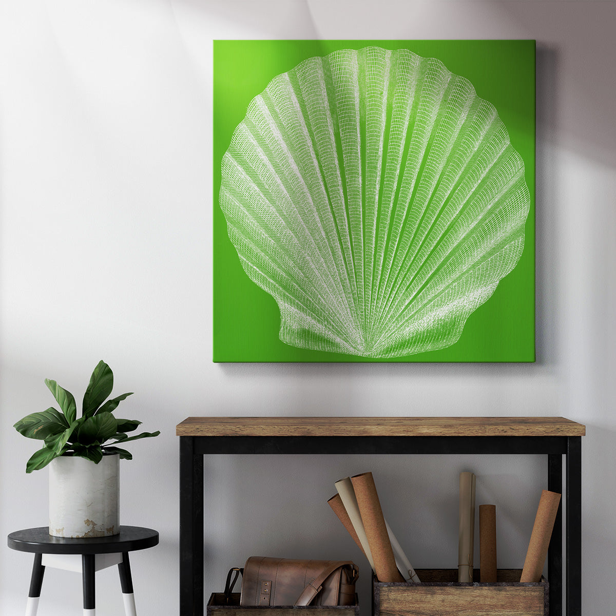 Saturated Shell II - Canvas Art Print