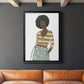 Fashion Vignette II - Modern Framed Canvas Print