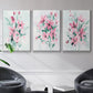 Posy Blooms I - Framed Premium Gallery Wrapped Canvas L Frame 3 Piece Set - Ready to Hang