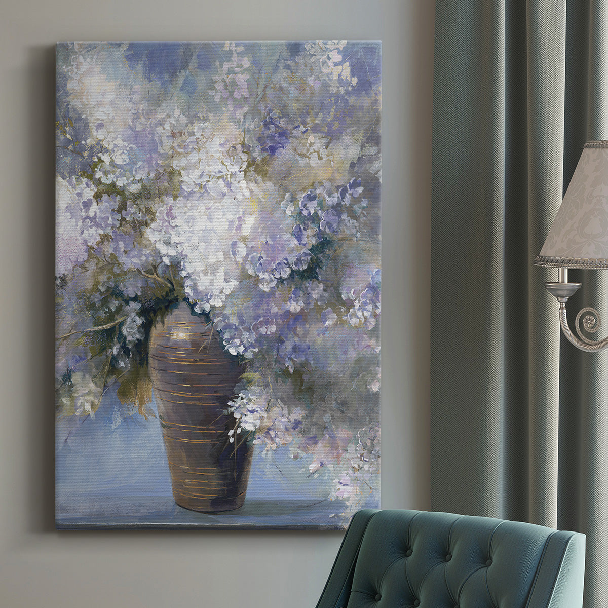 Lavender Explosion Revisited - Canvas Art Print