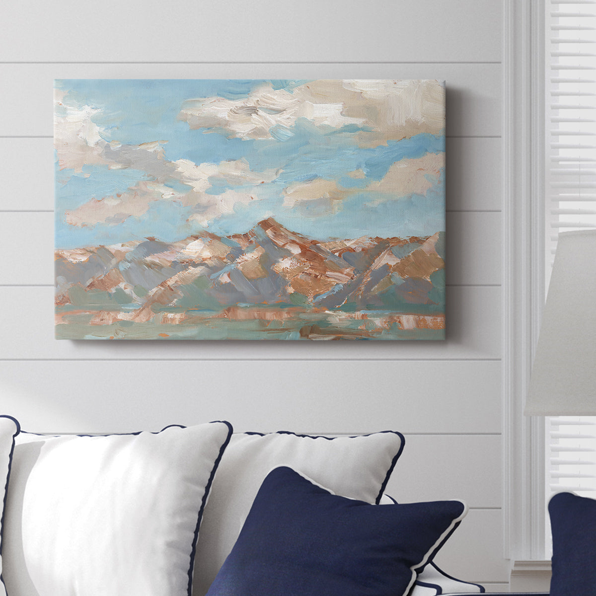 Pastel Western Vista II - Canvas Art Print