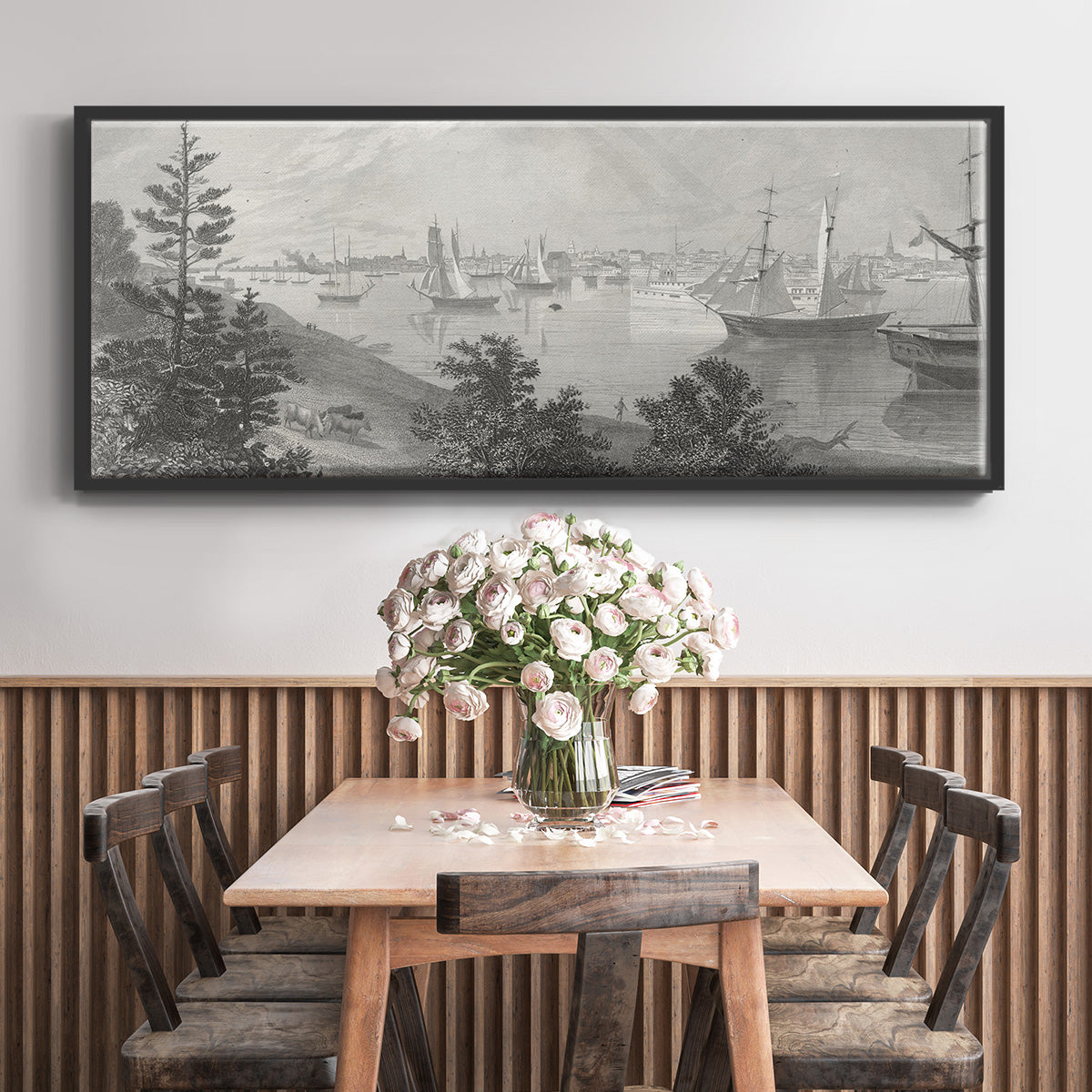 City of Detroit - Floater Framed Canvas Print