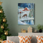 Holiday Skating Premium Gallery Wrapped Canvas - Ready to Hang