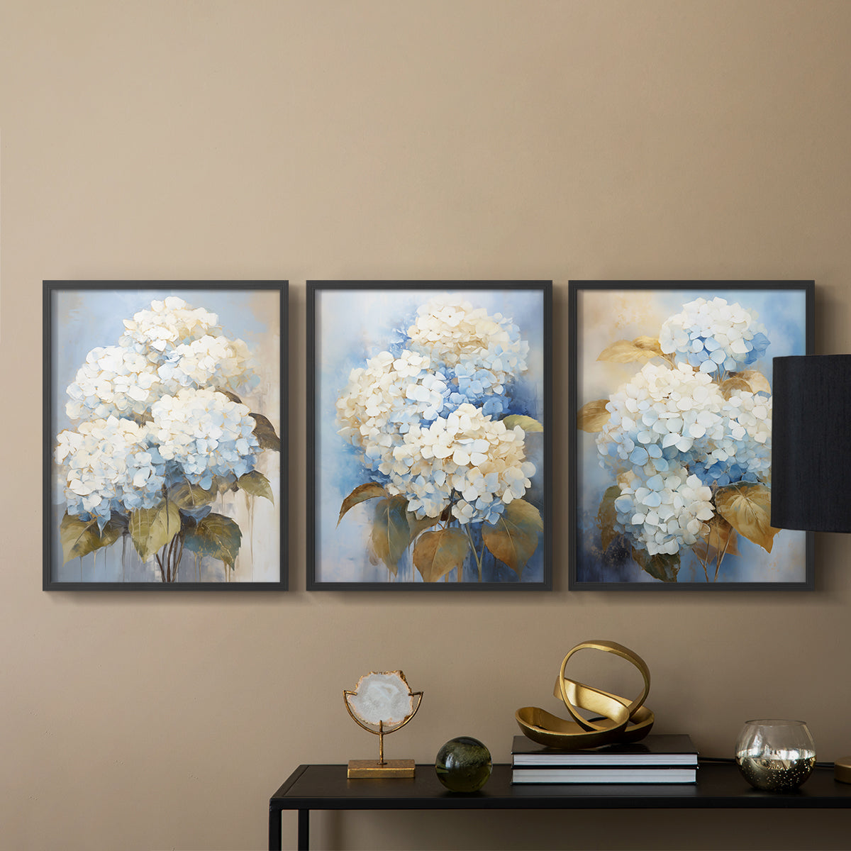 Floral Study Series XLIII - Restickable Framed Art Set