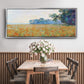 Oat and Poppy Field, 1890 - Floater Framed Canvas Print