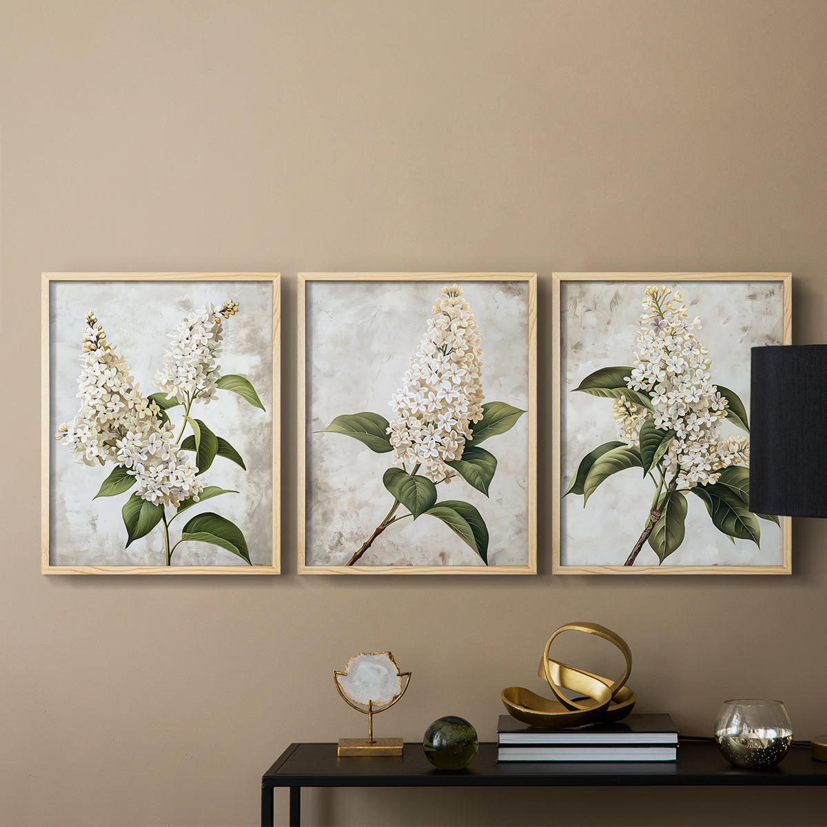 Floral Study Series LXXXVII - Restickable Framed Art Set