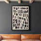 Chalk and Flint III - Modern Framed Canvas Print