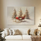 Tinsel-Gold Whisper of Evergreen - Canvas Art Print