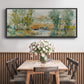 Trees on the Creek II - Floater Framed Canvas Print