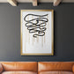 Weeping Ribbon I - Modern Framed Canvas Print