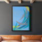 Circulating Flow II - Modern Framed Canvas Print
