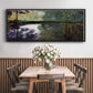 The Pond at Montgeron 2, 1876 - Floater Framed Canvas Print
