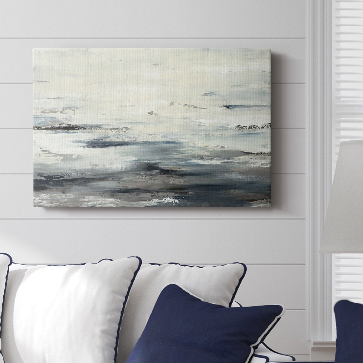 On The Stormy Seas - Canvas Art Print