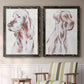 Sitting Dog III - Premium Framed Canvas 2 Piece Set - Ready to Hang