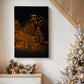 Warm Lantern Star at Dusk - Canvas Art Print