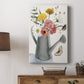 Watering Can Bouquet II - Canvas Art Print