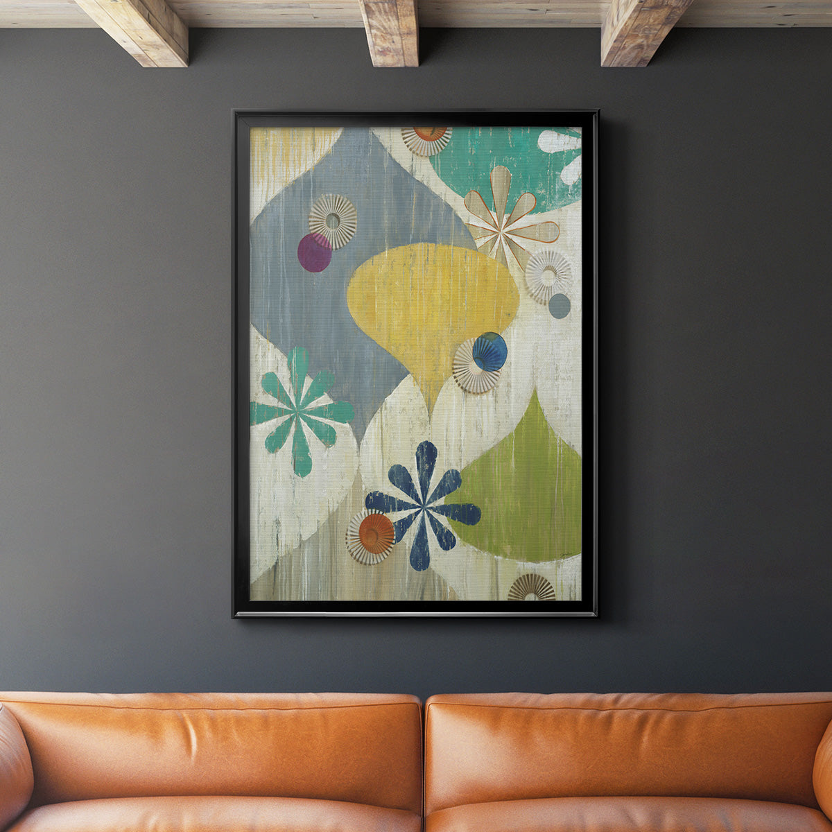 Asterisk - Modern Framed Canvas Print