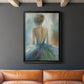 Lady in Blue -  Framed Canvas Print