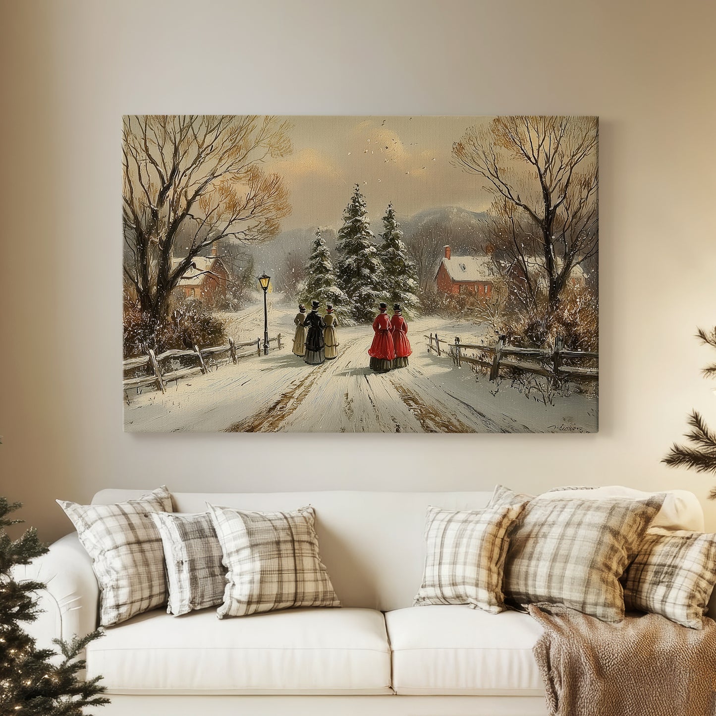 Honeyed Candle at Eve - Canvas Art Print