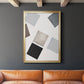 Block Encounter Revisit I - Modern Framed Canvas Print