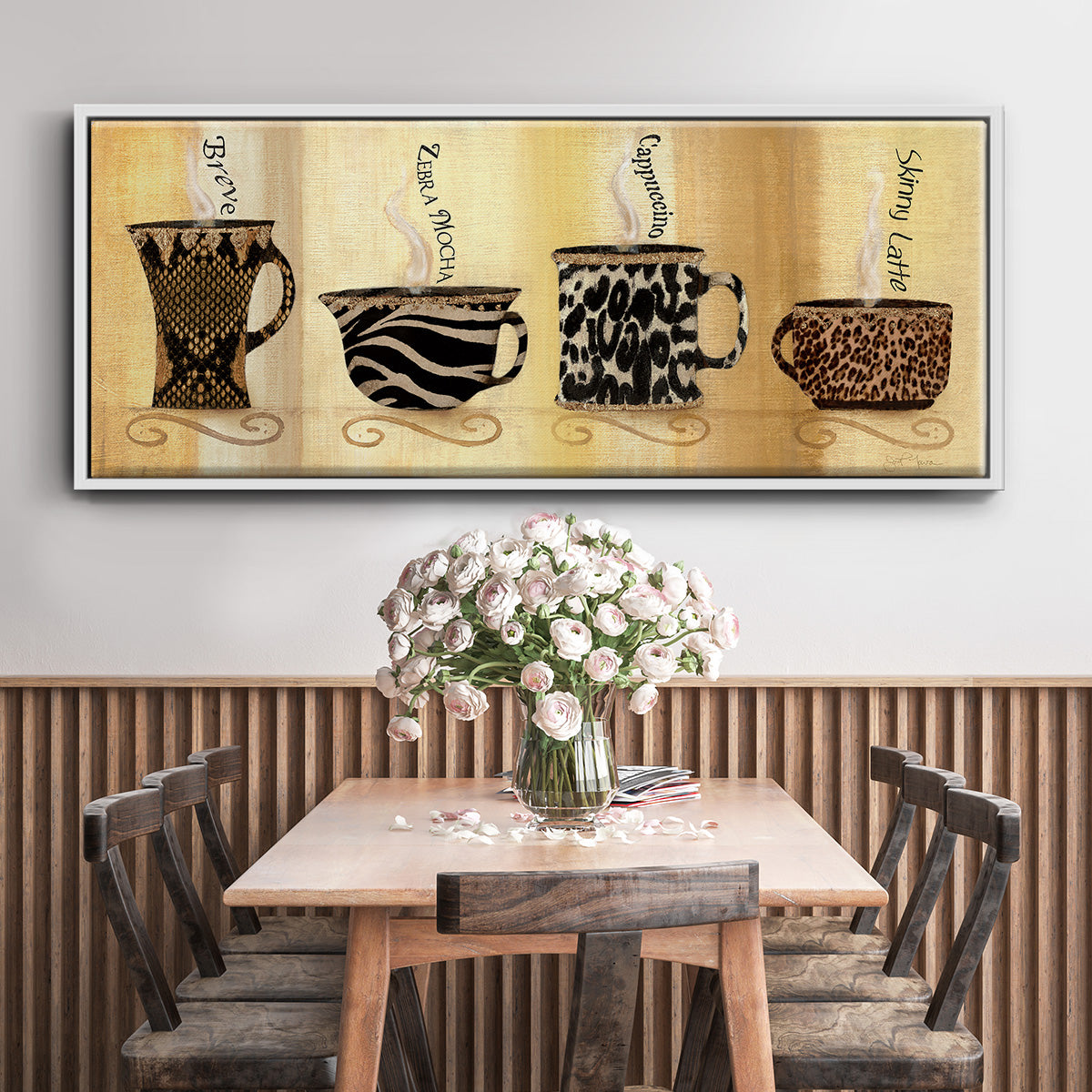 Café Exotica II - Floater Framed Canvas Print