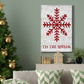 Tis the Season Snowflake - Canvas Art Print